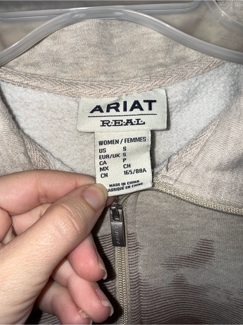Ariat REAL Scenic 1/2 Zip Sweatshirt Size Small Western Ranch Graphic Pullover - Picture 6 of 7
